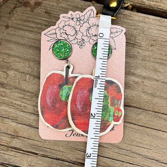 Eric Carle Book Character Earrings/ Teacher Earrings - Picture 8 of 12